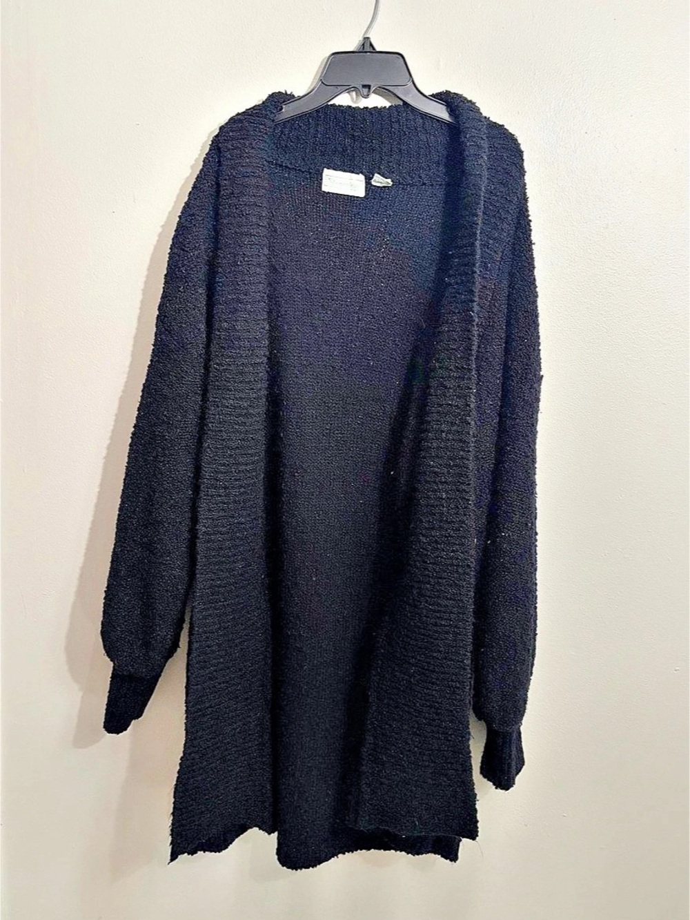 Shenanigans Open Front Cardigan in Black Size  Small
